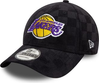 New Era 9Forty Strap Cap - Check Los Angeles Lakers Black