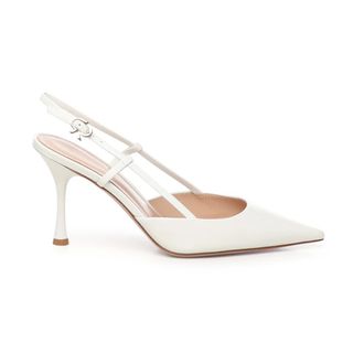 Gianvito Rossi Pumps, female, White, Size: 8 1/2 US Ascent Slingback
