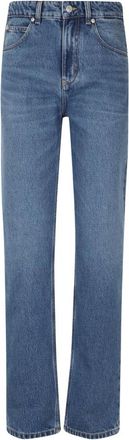 Victoria Beckham Straight Jeans - Dames - Regular Fit Jeans - Blauw - W26 - Jeans