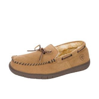 Ariat Mens Harrison Moccasin Slipper In Chestnut
