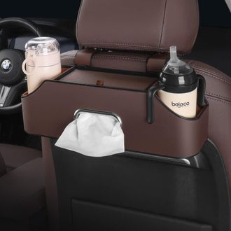 OEM Organizador Multifuncional Para Reposacabezas De Coche, Con Portavasos, Caja De Pa&ntilde;uelos Y Gancho Para Reposacabezas, Para Ni&ntilde;os Y Adultos, Accesorios
