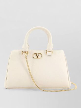 Valentino Garavani vlogo signature mini leather top handle bag