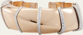 Vhernier Ardis Rose and White Gold Bracelet with Diamonds