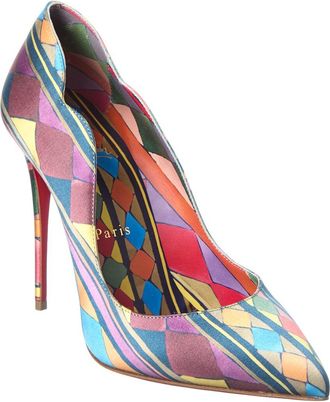 Christian Louboutin Hot Chick 100 Satin Pump