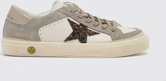 Golden Goose Sneakers May in pelle con glitter