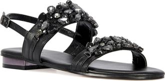 Azalea Wang Mosella Slingback Sandal in Black at Nordstrom, Size 10