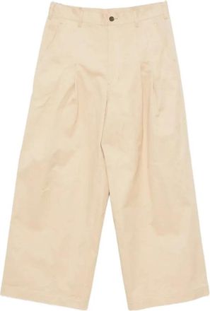 Comme Des Gar&ccedil;ons Gekreukte Broek - Heren - Wijde Broeken - Bruin - L - Broeken