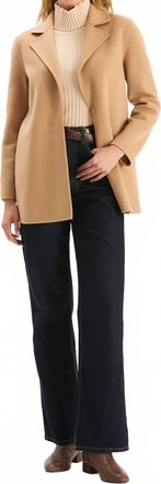 Tyler B&ouml;e Shannon Car Coat In Camel