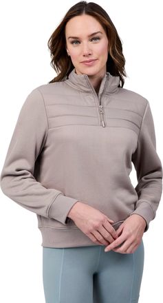 Free Country Womens Cloud Fleece Half Zip Top