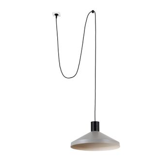 Faro Barcelona Kombo L&aacute;mpara Colgante Gris &Oslash;400 Con Clavija 68604-66
