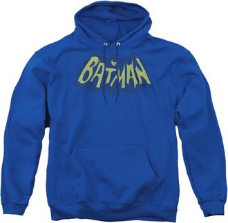 Gildan Batman Show Bat Logo Adult Pull Over Hoodie / Hooded Sweatshirt