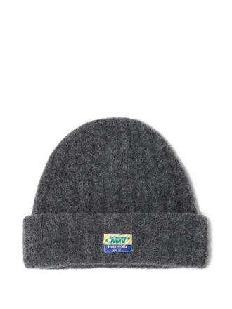 American Vintage Vitow ribgebreide muts - Grijs