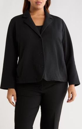 Eileen Fisher Textured Blazer in Black at Nordstrom Rack, Size 3 X