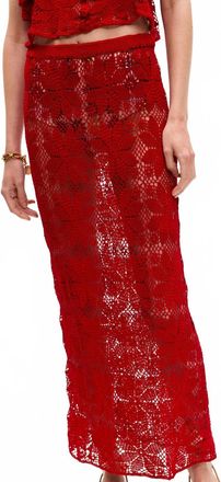 Carolina K Lela Skirt In Red
