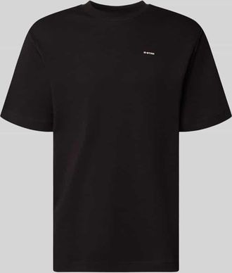 G-Star Regular Fit T-Shirt mit Logo-Print Modell True in Black, Gr&ouml;&szlig;e XXL