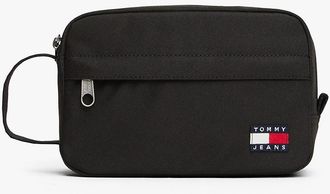 Tommy Hilfiger Mens Tommy Jeans Essential Toiletry Bag - Black