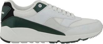 Saint Laurent Schoenen, Heren, Wit, 42 1/2 EU, Leer, Dynamische Sneakers met Iconisch Monogram