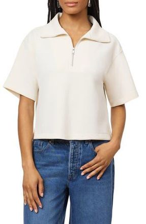 Scotch & Soda Quarter Zip Tee in Whitecap Grey at Nordstrom Rack, Size X-Small