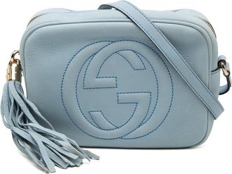 Gucci Pre-owned Gucci Nubuck Soho Disco Crossbody 308364 498879