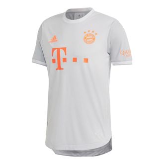 adidas FC Bayern Away Jersey Asia Sizing 20/21 Official White Orange FR4021