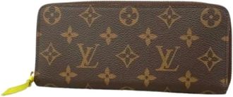 Louis Vuitton Pre-owned Wallets, female, Brown, Size: ONE SIZE Pre-owned Vintage Long Wallet (bi-fold)