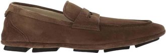 Dolce & Gabbana Brown Suede Loafers