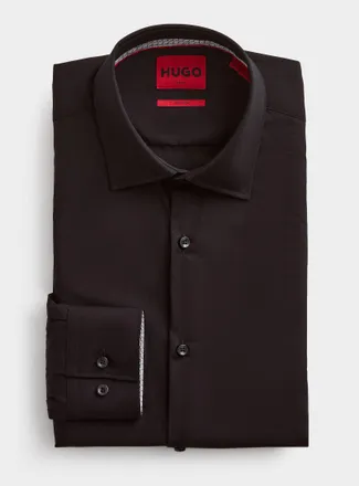 HUGO BOSS Mens Koey poplin shirt Slim fit