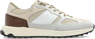 Tod's Logo Sneakers - Heren - Sneakers - Beige - 42 EU - Leer - Schoenen