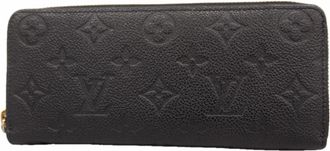 Louis Vuitton Noir Long Wallet (Bi-Fold) (Pre-Owned)