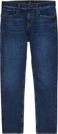 7 For All Mankind Slimmy Stretch-denim Jeans - Dark Blue - 36 (W36 / XL)