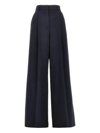 Max Mara pleated trousers - Blauw