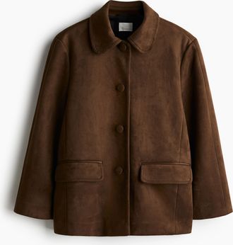 H&M Oversized Jacke - Brown