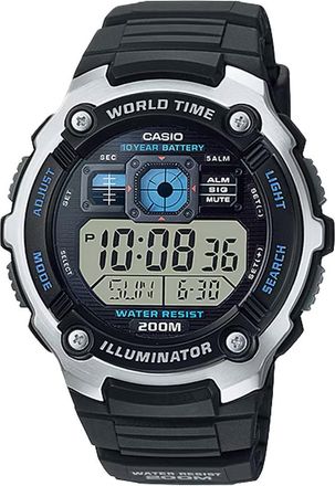 Casio Mens Digital Watch with Black Dial - AE-2000W-1AV
