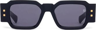 Balmain square-frame sunglasses - Black