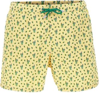 MC2 Saint Barth Lighting Micro Stretch Ultralight Zwemshort - Heren - Strandmode - Geel - XL - Polyester - Badmode