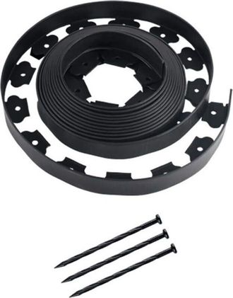 OEM Cinta Separadora De C&eacute;sped Y Piedra En Forma De L, Ideal Para Dise&ntilde;o Paisaj&iacute;stico, Placa Protectora De C&eacute;sped De Pe Flexible Y Reforzada, Cinta Separa