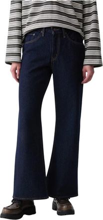 Levi's Baggy Dad Lasso - Dames - Flared Jeans - Blauw - W28 L31 - Katoen - Jeans