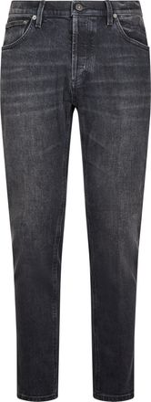 Dondup Carrot Cut Trousers with Five-Pocket Design