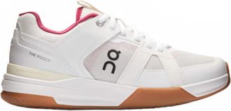 On Womens Roger Clubhouse Pro Running Shoes In Ivory Grenadine