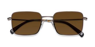 Etnia Barcelona Inca Sun Polarized SLBR Mens Sunglasses Silver Size 53