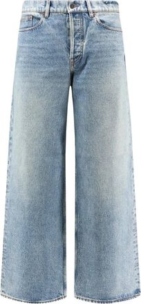 Golden Goose Light Blue Denim Parker Wide-Leg Jeans