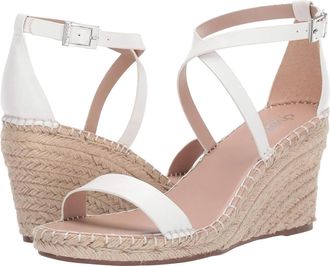 Charles by Charles David Charles By Charles David Nola Sandals White Leather Espadrille ZAP1023