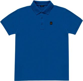 RefrigiWear Eenvoudig Geborduurd Poloshirt - Heren - Polos - Blauw - 2XL - Katoen - Tops