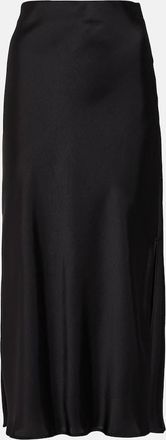 Brunello Cucinelli Satin midi skirt