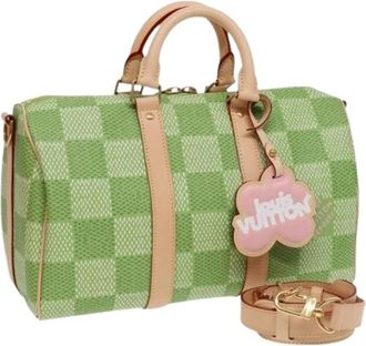 Louis Vuitton Pre-owned borse a mano di tela - - Pre-owned - Donna - Verde - ONE SIZE