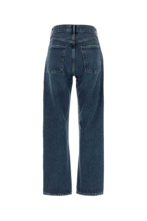 A Gold E Womens Denim Jeans Rnge Exterior: Cotton
