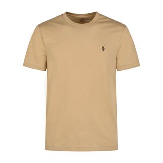 Polo Ralph Lauren Short Sleeve T-Shirt - male - Polo Ralph Lauren - T-Shirts - Brown - XL - Tops