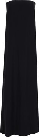 Co Strapless Maxi Dress With Flared Hem And Elegant Silhouette