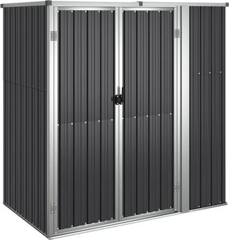 vidaXL Cobertizo De Herramientas Jard&iacute;n Acero Galvanizado 161x89x161cm Vidaxl