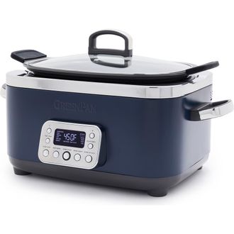GreenPan Elite 14-in-1 6-Quart Slow Cooker in Oxford Blue at Nordstrom